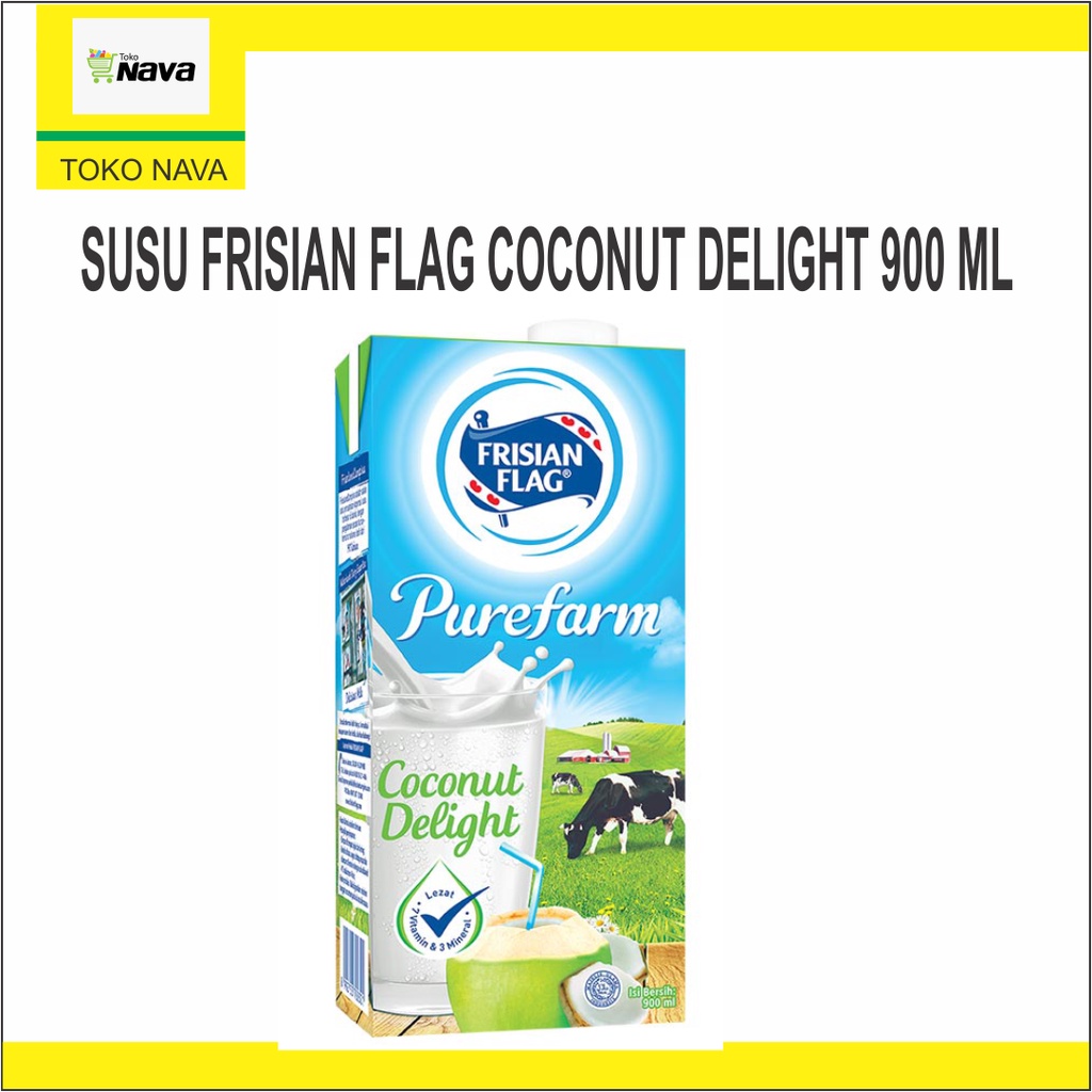 

Susu Frisian Flag Coconut Delight 900ml / Susu UHT