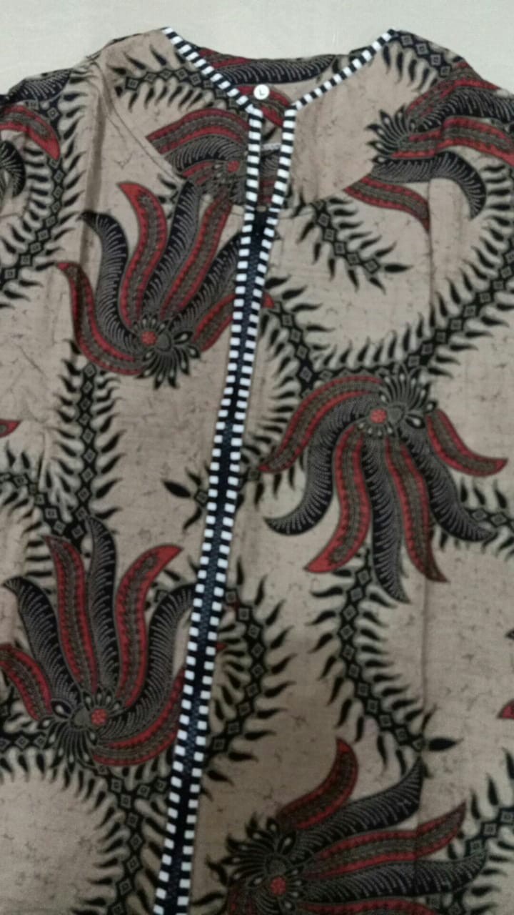 Batik Coupel Lengan Pendek Motif Terbru Size M L Xl