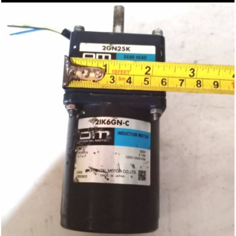 Oriental motor AC gearbox 220V Ratio 1:25 6W 60Rpm