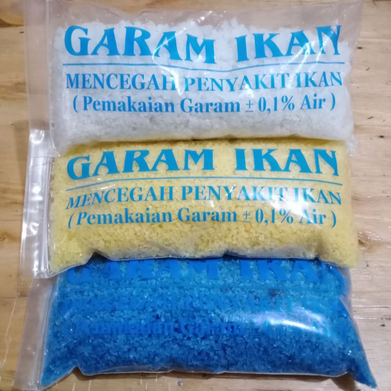 Garam Ikan / Garam Kasar / Garam Biru / Garam kuning /Garam Methylene Blue / Garam Acriflavine