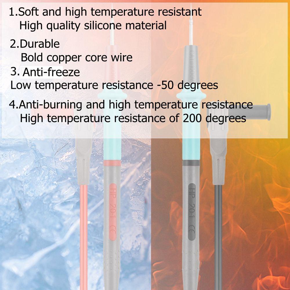 Preva Multimeter Test Lead Kit Set Baru Ditingkatkan Universal Untuk Alat Diagnostik Multi-Fungsi Reparasi Test Leads