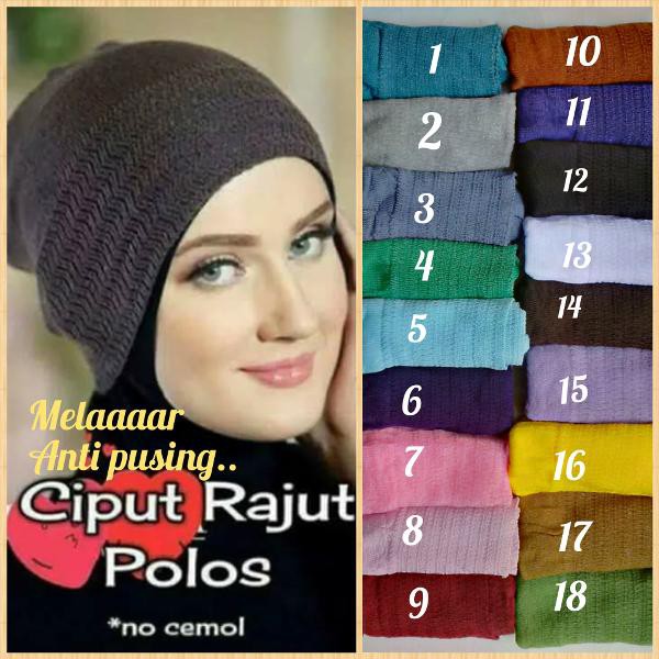 Ciput Rajut Premium Polos