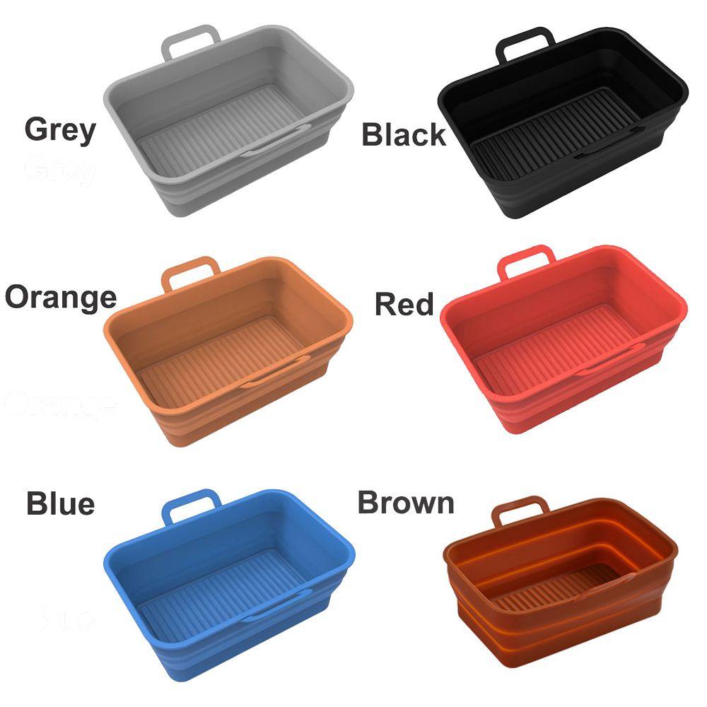 Preva Square Silicone Pot Dapur Baking Basket Reusable Pengganti Liners Baking Pan