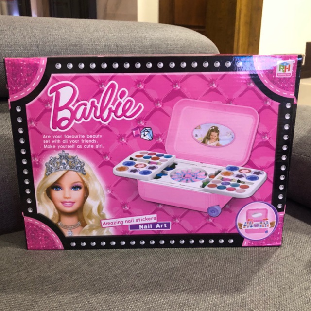 MAKEUP SET BARBIE MAKEUP KOPER LOL