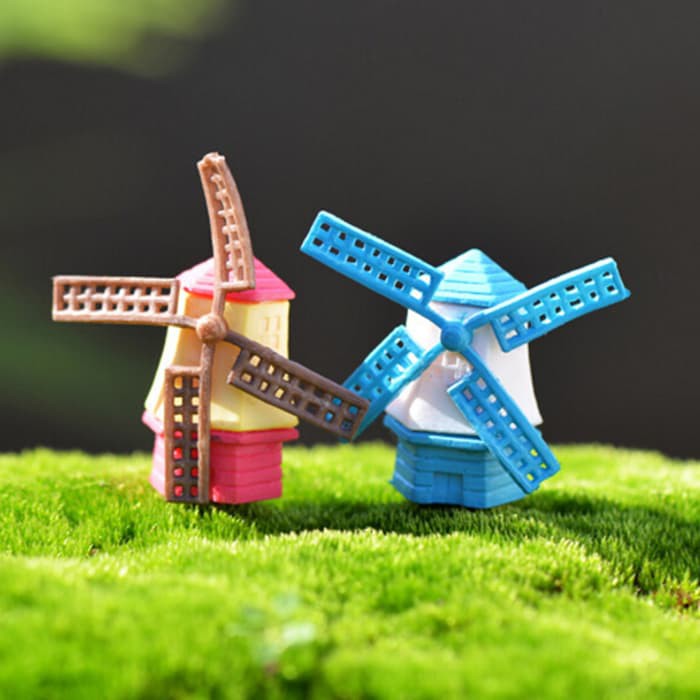 Miniatures - Terrariums - Fairy Garden - Windmill House