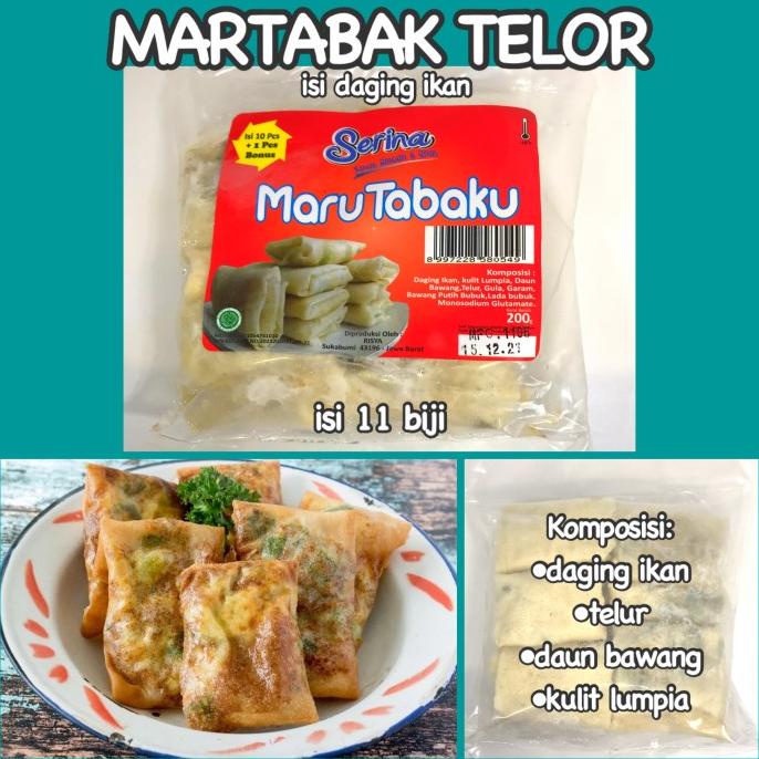 

Martabak Telor isi Daging Ikan isi banyak 11 biji