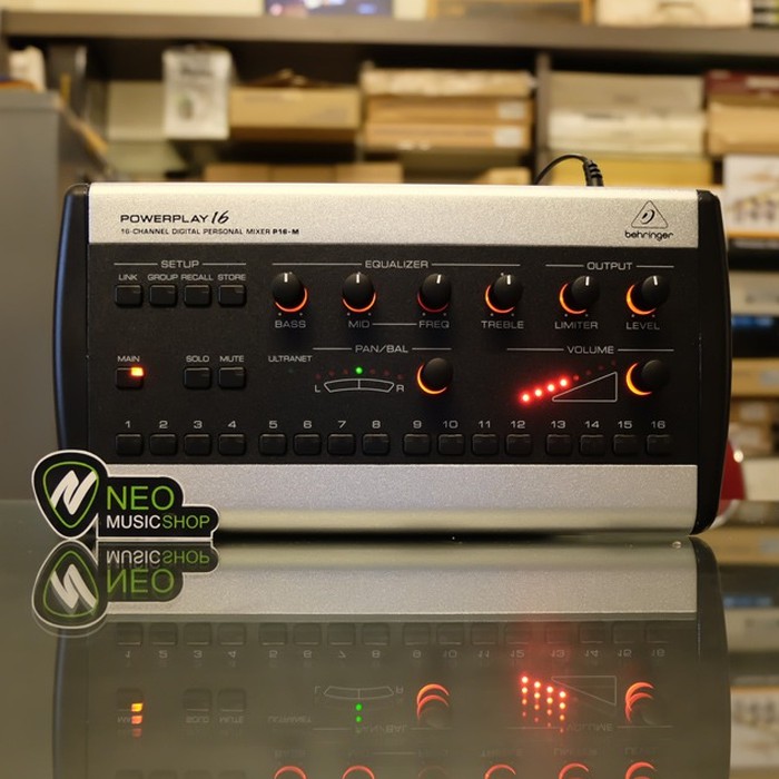 P16-M Behringer 16-Channel Digital Personal Monitor Mixer P16M