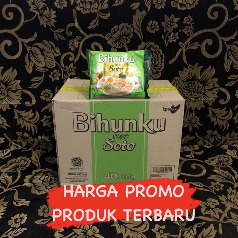 BIHUNKU Rasa Soto | 1 Dus Isi 40 Pcs | Bihun Instan