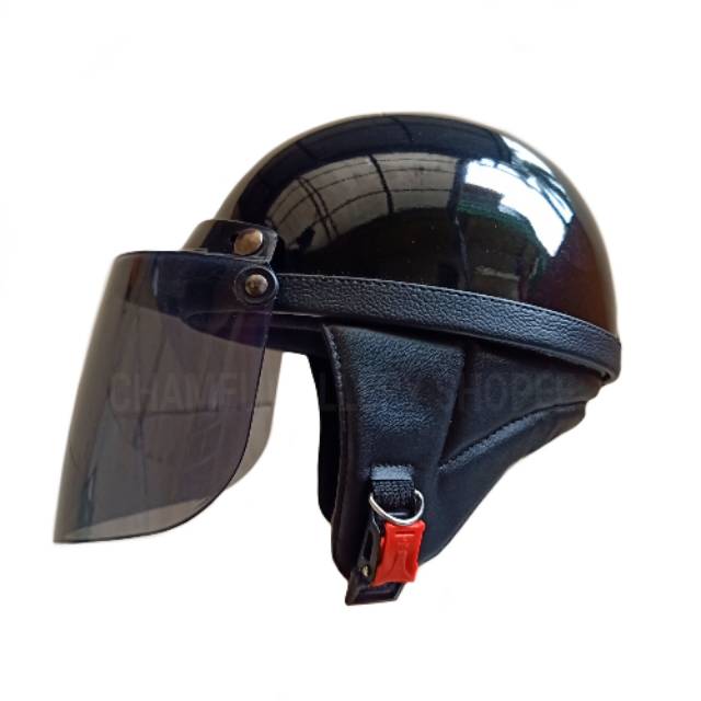 Helm Bogo Chip Hitam Glosy Kaca Datar Helm Bogo Chip Kaca Flat Helm Bogo Shopee Indonesia