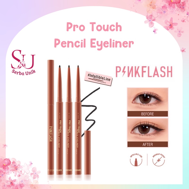 Pinkflash Pro Touch Pencil Eyeliner | Infallible Line Hyperfine Smooth Get Eyeliner