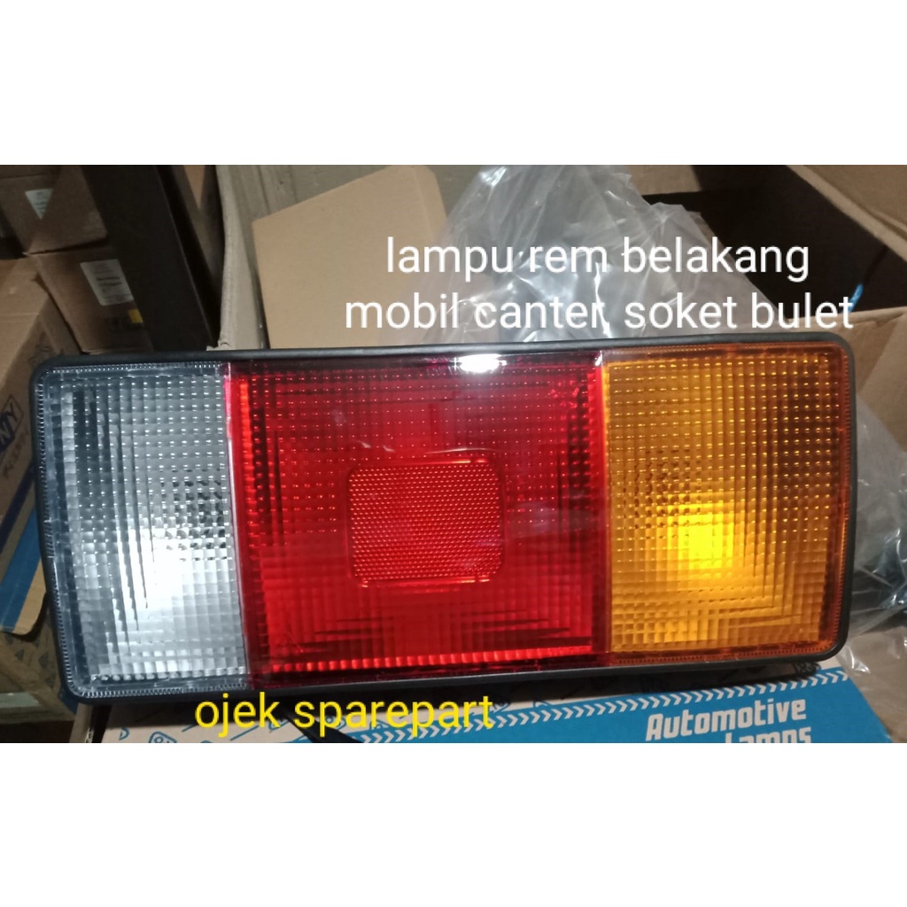 Lampu Rem Belakang Mobil Canter Soket Bulet