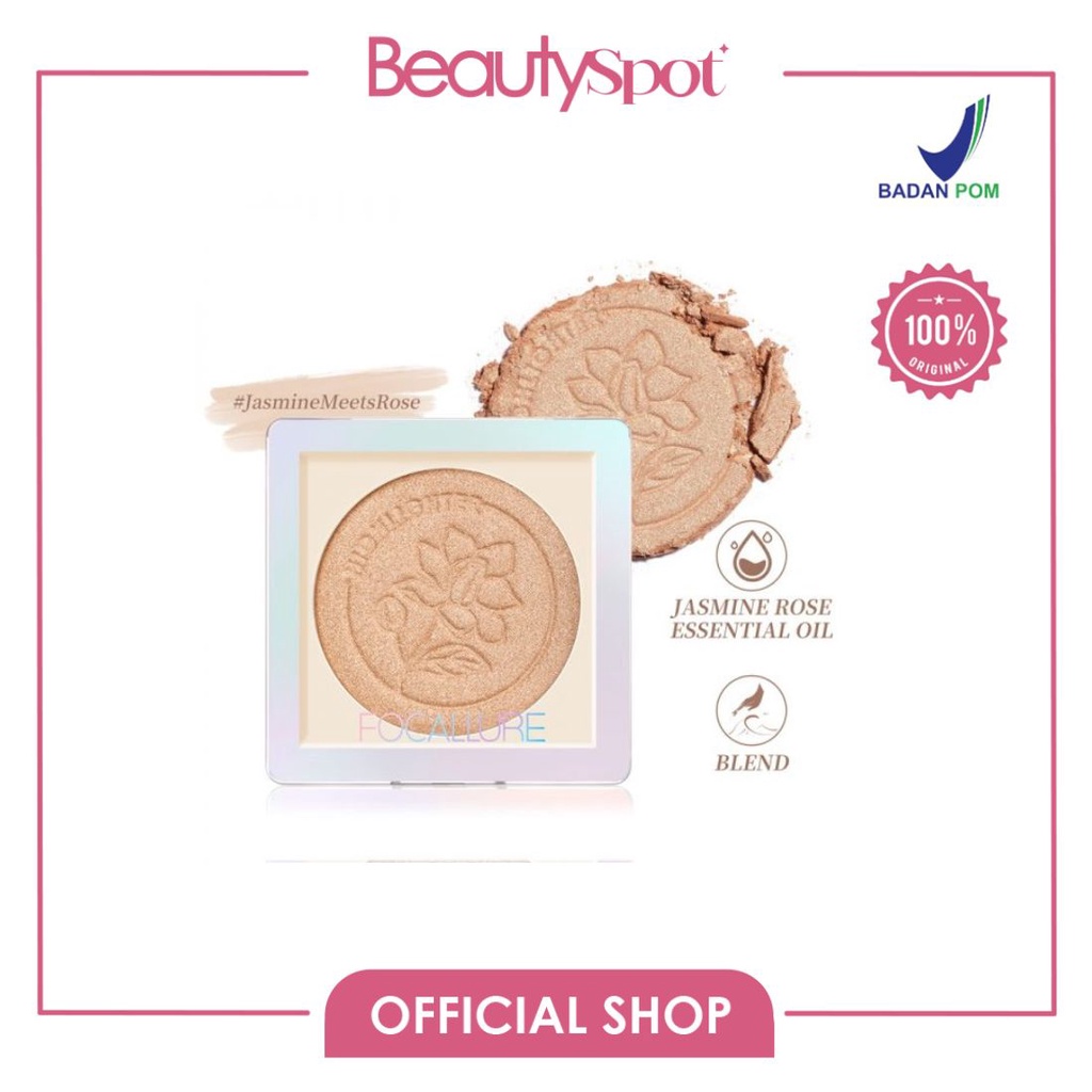 Focallure FA234 #JasmineMeetsRose Shimering Skin Pressed Highlighter