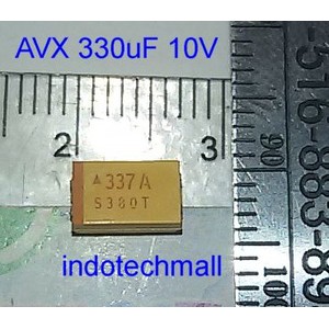 Kapasitor SMD 330uf 10v tantalum AVX