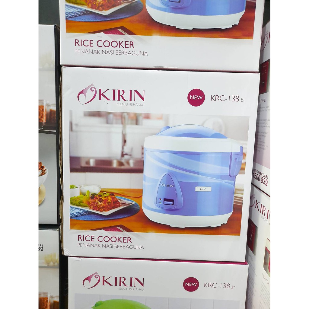 Kirin Rice Cooker Magicom 2 Liter 3in1 KRC-138 BL Panci Anti Lengket