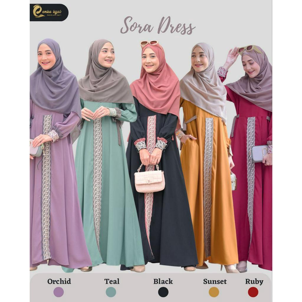 SORA DRESS BY EMKA HIJAB