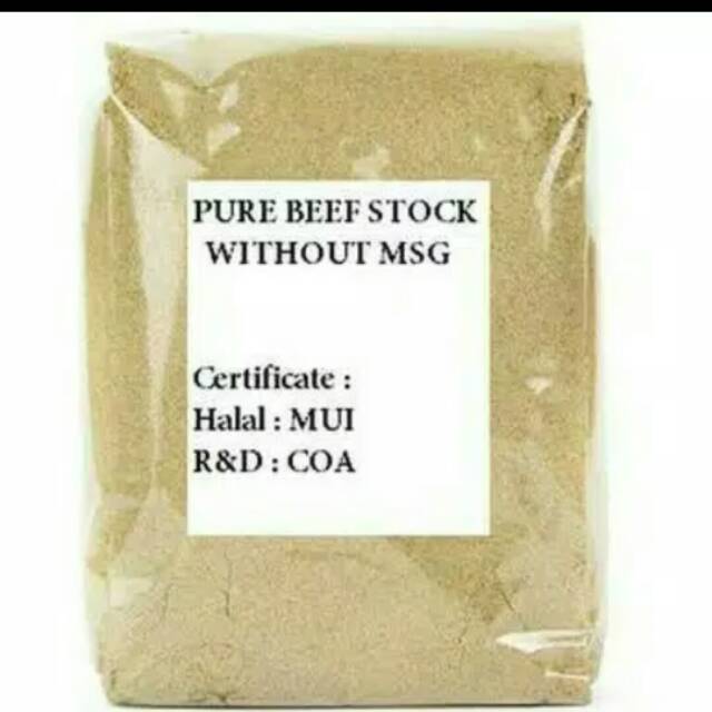 

Pure Beef Stock (extract) 500 gr / Kaldu Sapi Bubuk Non MSG