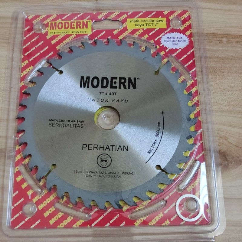 Saw Blade modern 7x40T / pisau potong kayu 7x40T modern