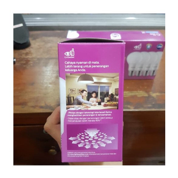 Philips Paket Lampu LED MyCare 10W Putih Bulb (Harga 4 Pcs)PROMO GARANSI
