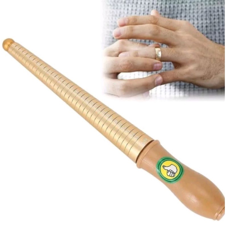 ALAT UKUR CINCIN / STIK UKUR CINCIN KUNINGAN