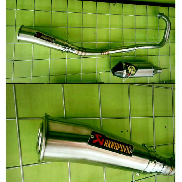 Knalpot racing akrapovic megaphone