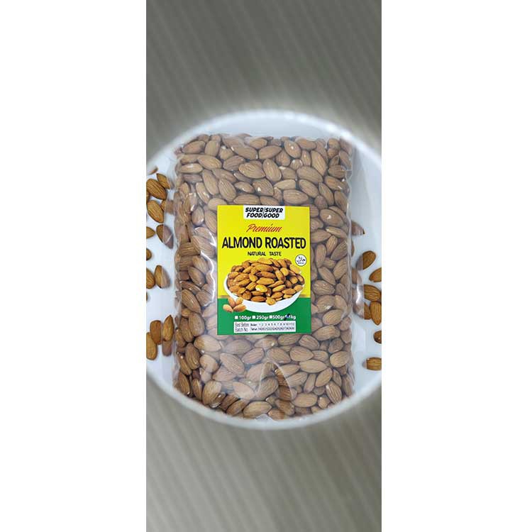 Almond Roasted 1 Kg - Kacang Almon Panggang / Matang 1Kg Super Premium