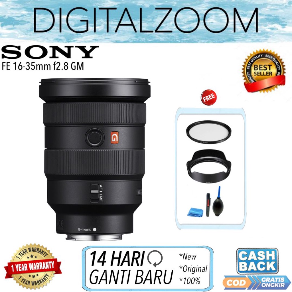 Sony FE 16-35mm f/2.8 GM Lens - Lensa Sony 16-35mm