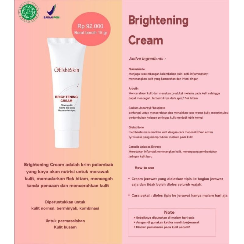 Elsheskin Brightening Cream