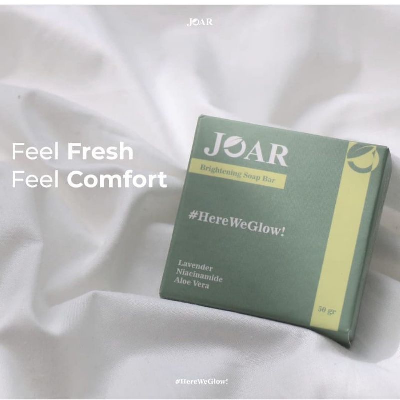 Joar Brightening soap bar dan serum  free Gift
