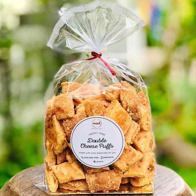 

PROMO Murahh Double Cheese Puffs Kue Kering MISOL netto 100 Gr kemasan plastik best seller