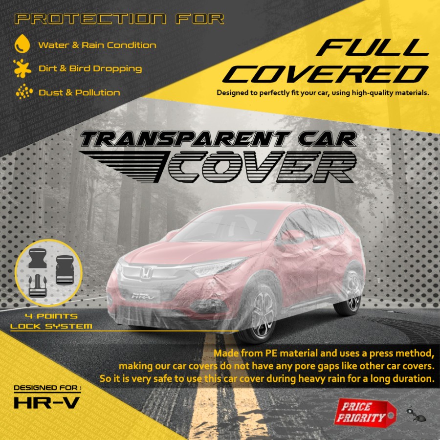 Body Cover Mobil Plastik TEBAL HRV WATERPROOF