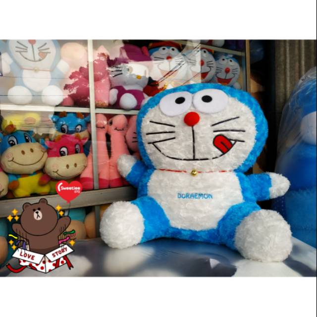  Boneka  doraemon besar  snail XL 55cm SNI Shopee Indonesia