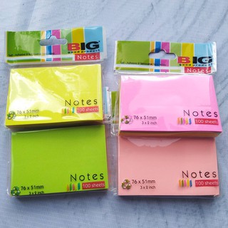 Sticky Note Polos Kertas Pembatas Kertas Memo Sedang Warna Warni Murah