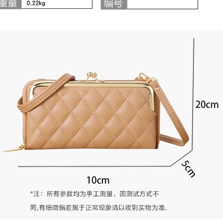 Khatinstore Tas Selempang Wanita Terbaru Import/Tas Wanita Model Dompet/Sling bag wanita/Murah/COD-427