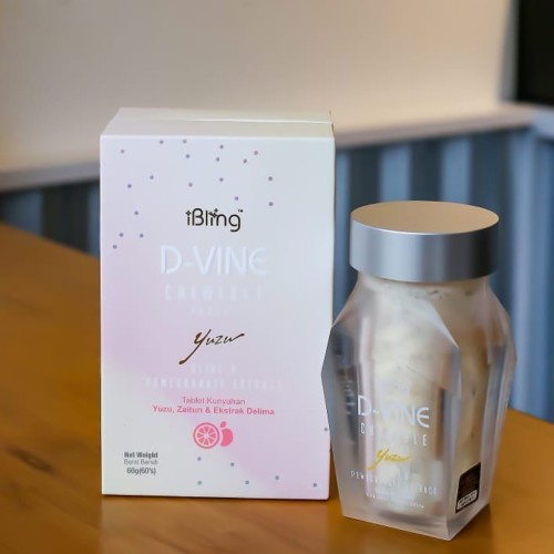 D - VINE PERMEN HISAP KOLAGEN UNTUK MEMPERCANTIK KULIT DAN PUTIH HALAL BPOM 100% ORIGINAL ISI 30Btr