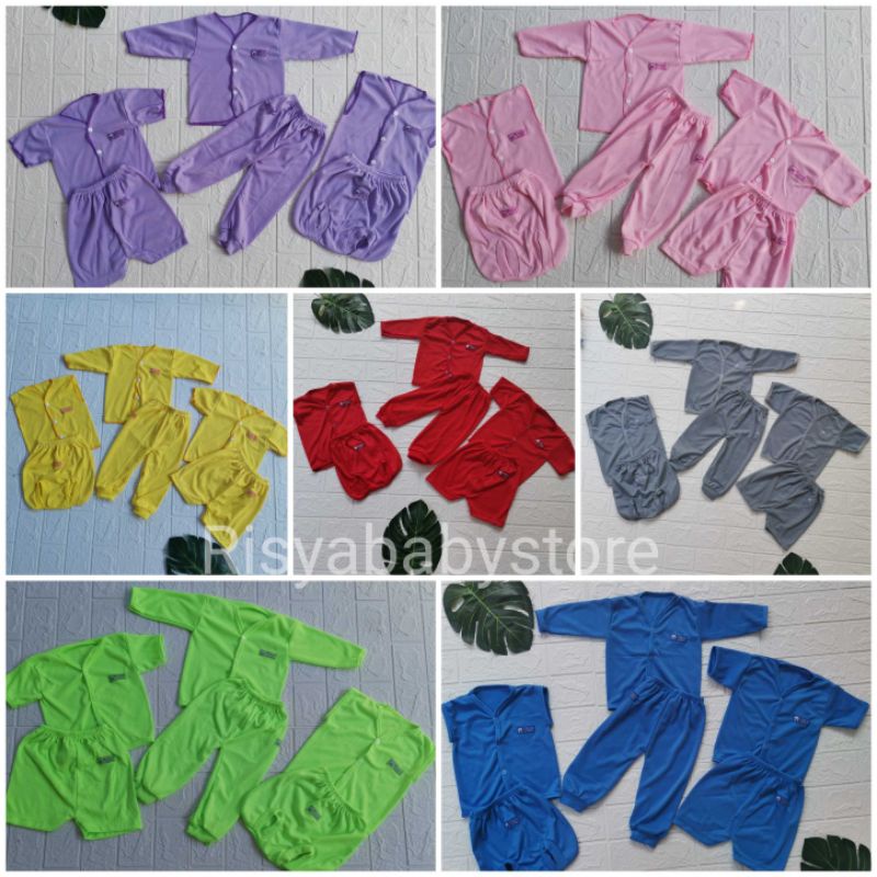 Baju bayi pilih warna / Paket hemat baju bayi baru lahir