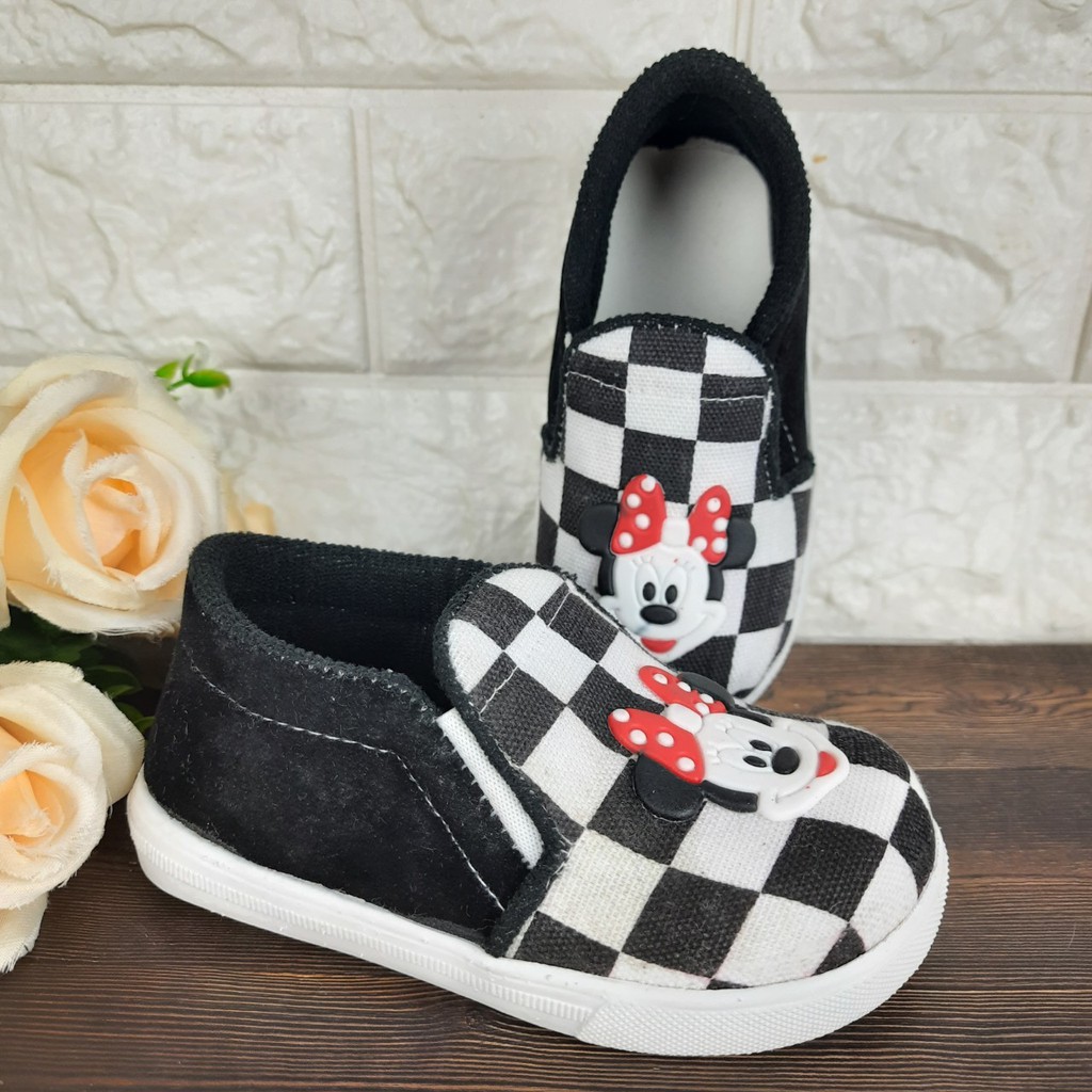 [TAMAN SEPATUKU] SEPATU TRENDY MURAH MICKEY MOUSE LUCU SLIP ON 1 2 3 4 5 6 TAHUN DAX05