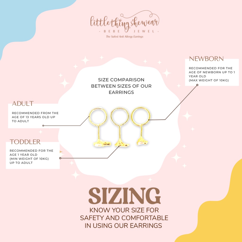 Anting Dewasa Littlethingshewear ALORA Emas Putih