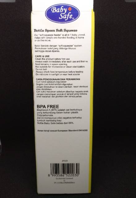 Botol Sendok Baby Safe JP029 / Baby Safe Bottle Spoon