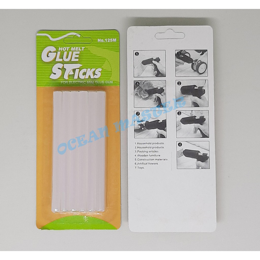 Mini Glue Stik /Lem Bakar 5/16" x 4" @ 12btg/Perpack