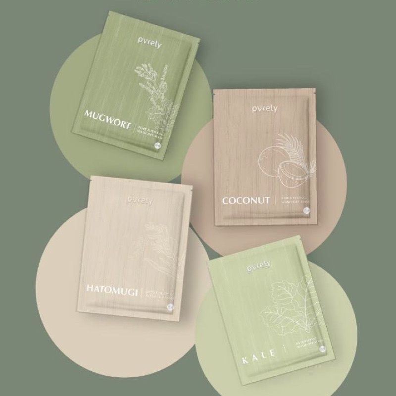 [READY FREE GIFT] MASKER ORGANIK SYASY PVRELY BPOM MUGWORT