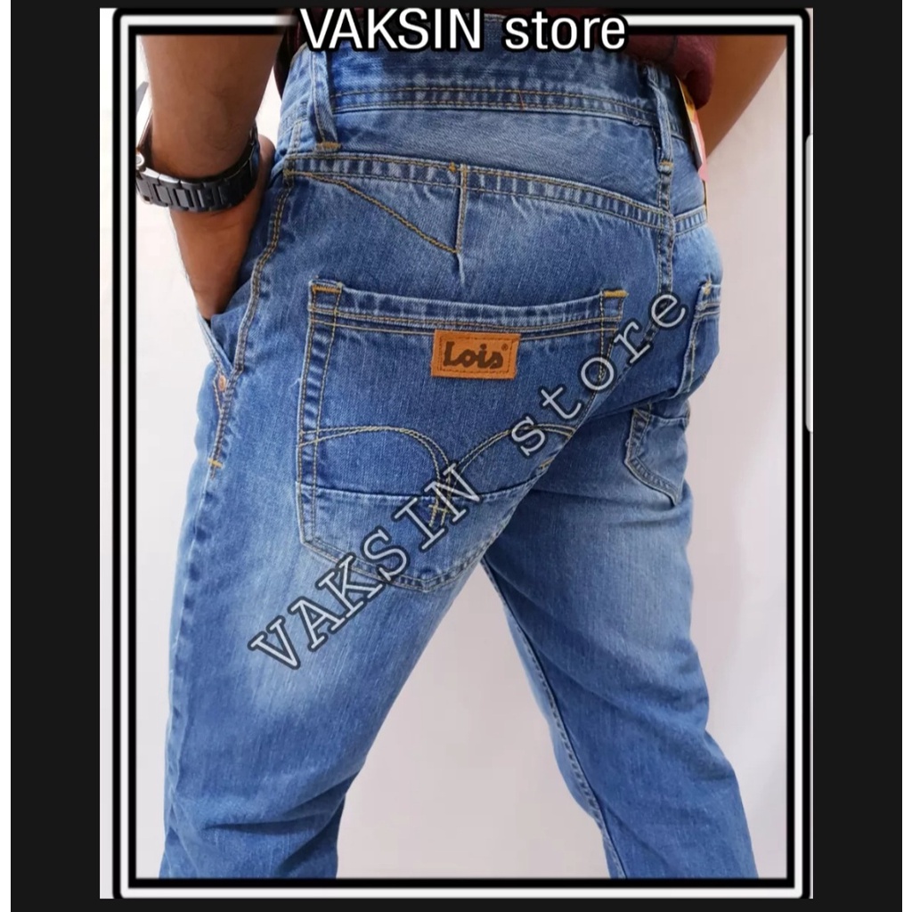 celana lois original - promo celana lois - celana lois jeans pria - celana jeans reguler - celana lo