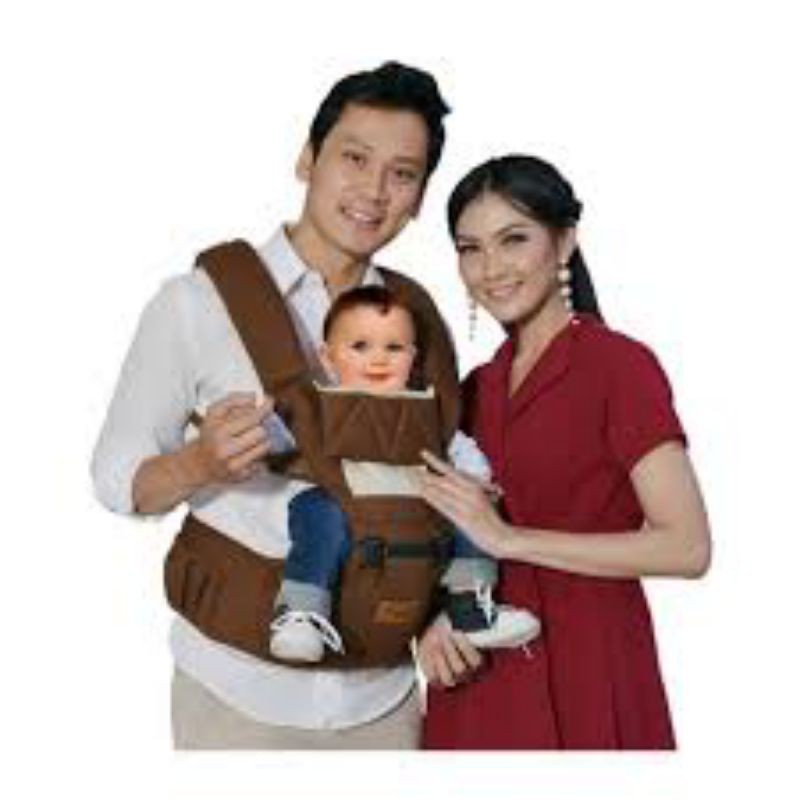 Baby Hipseat Carrier / Gendongan Bayi Depan Plain Dialogue - DGG1022