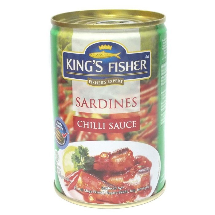 KING'S FISHER Chili Tomat Sarden 425 gr