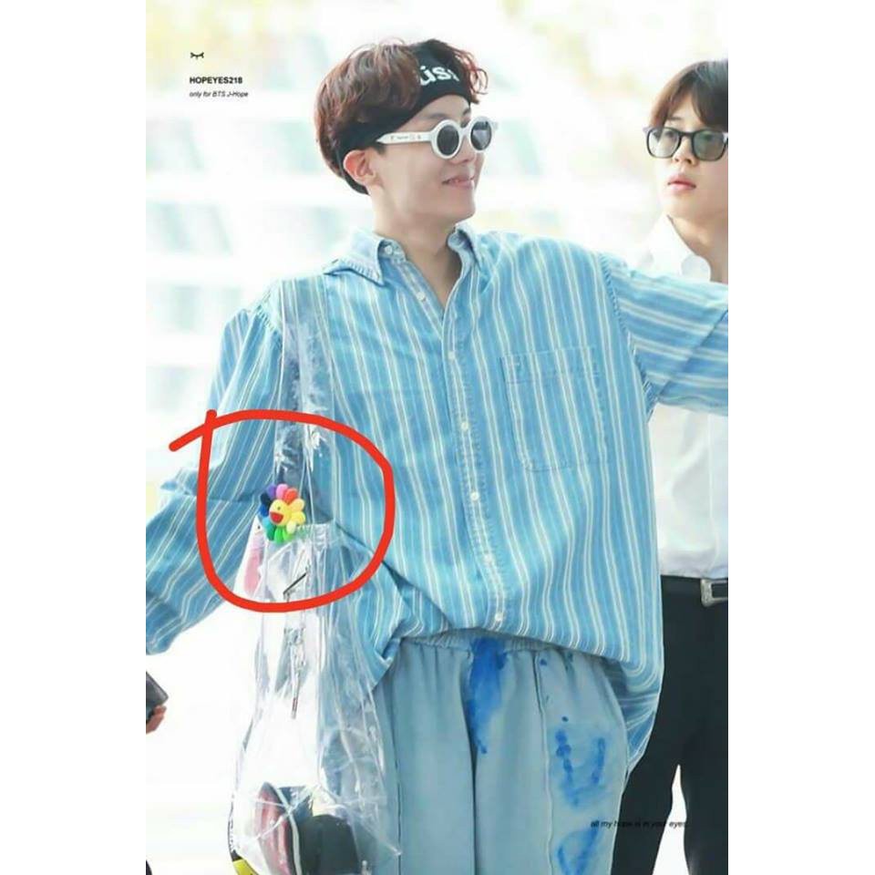 [READY STOCK] BTS JHOPE TAKASHI MURAKAMI PIN BAG CHARM