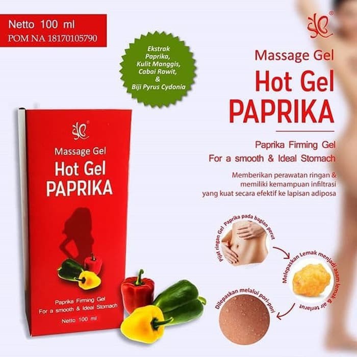 SYB Massage Hot Gel Paprika GIRLSNEED77 Cream Lotion Pelangsing