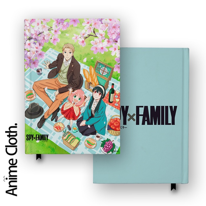 

Buku Catatan Notebook Anime Spy X Family Forger Family Picnic Jurnal Agenda Diary Custom Hardcover