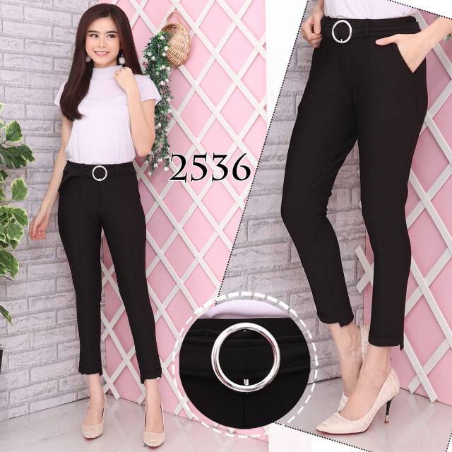 

Celana pj pensil gesper