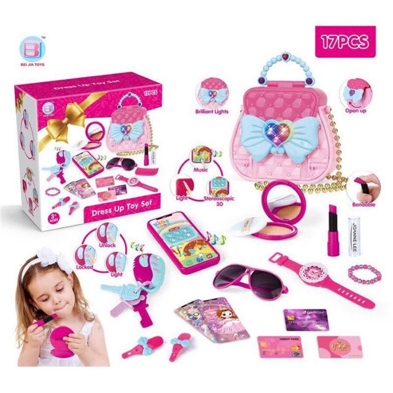MAINAN ANAK MURAH MAKE UP TAS DRESS