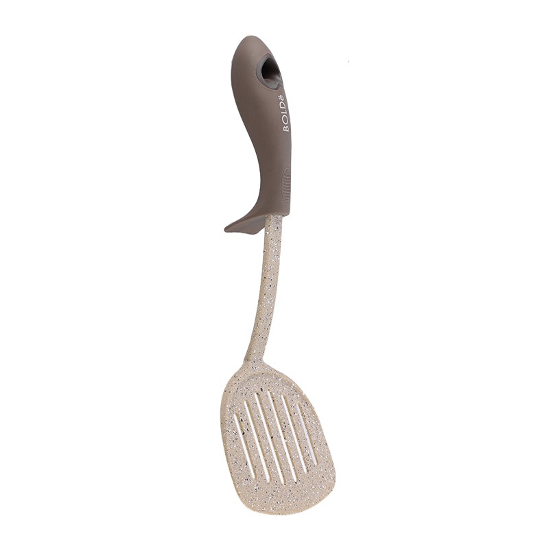 Bolde Super Utensile Granite Series Spatula/  Slotted Turner Beige