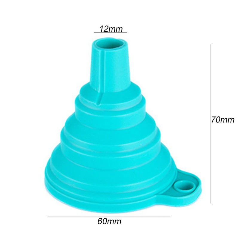 Corong Air Minyak Lipat / Minum Bahan Karet Silicone Food Grade